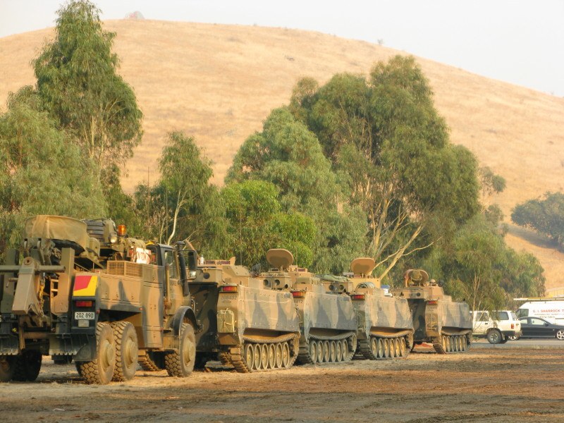 tanks in Australia, for the Victoria bush fire diary