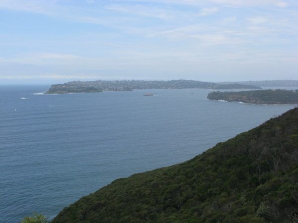 View of the ocean from Sydney