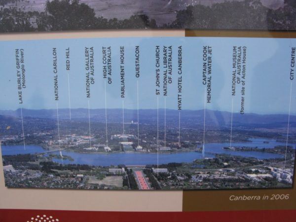 Landmarks in Canberra Australia