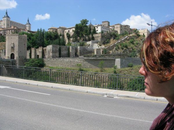 Outside Toledo's walled city