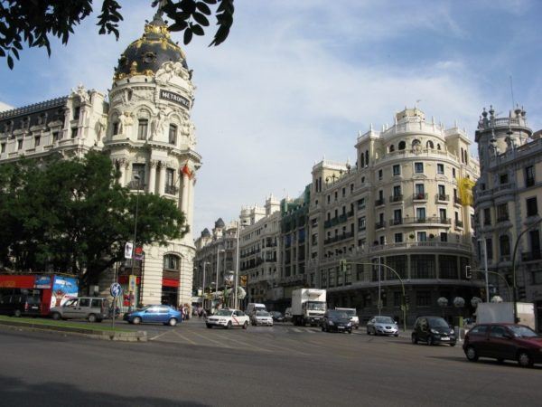 Gran Via in Madrid