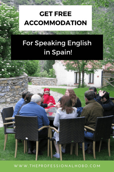 Vaughan Town is a volunteer program where you get free accommodation and meals in exchange for conversational English with Spaniards. Here's what it's like (as well as other similar programs). #volunteer #travel #vaughantown #Spain #workexchange #TheProfessionalHobo 