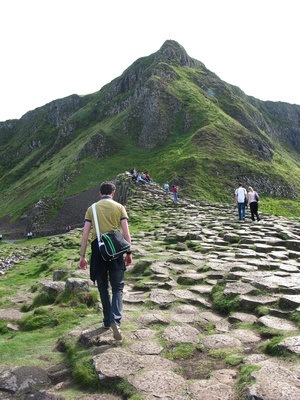 amazing "architecture" of Giant's Causeway in Ireland