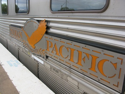 The Indian Pacific train