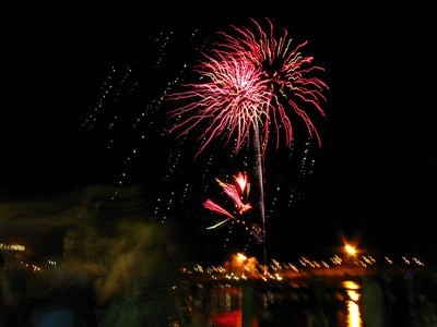 fireworks at Hillary's Boat Harbour