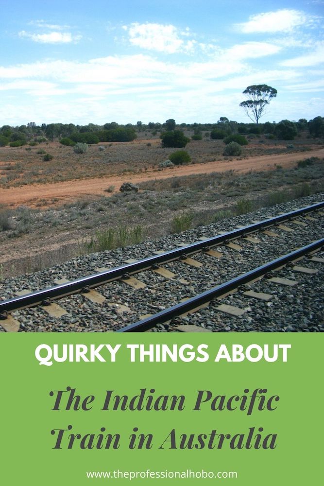 The Indian Pacific Train in Australia has all kinds of quirks! Like, it's a mail delivery service. This and more interesting details here! #traintravel #Australia #IndianPacific #Perth #Trains #TheProfessionalHobo #longtermtravel