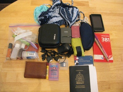 Preparing for the No Baggage Challenge; everything I travel with