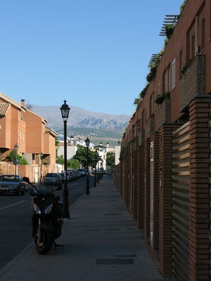 quiet street in Granada Spain - where is everybody?
