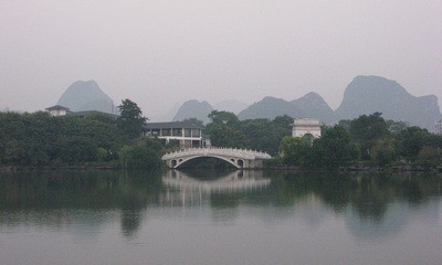 mornings by the river in Guilin