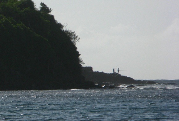 fishermen on the point