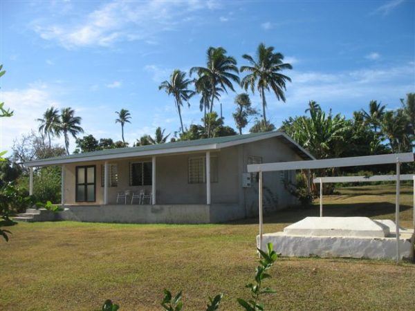 House in the Cook Islands where Dorothy Conlon is staying while volunteering