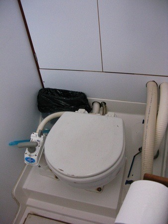 My "Head" (toilet/bathroom), which is a wet room for showering too