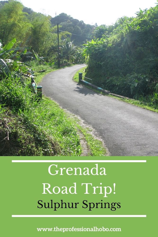 Grenada Road Trip! We're going to Sulphur Springs, and you have to know a local with a 4x4 to get there. #Grenada #Caribbean #SulphurSprings #traveladventures #TheProfessionalHobo #rumshop #islandlife