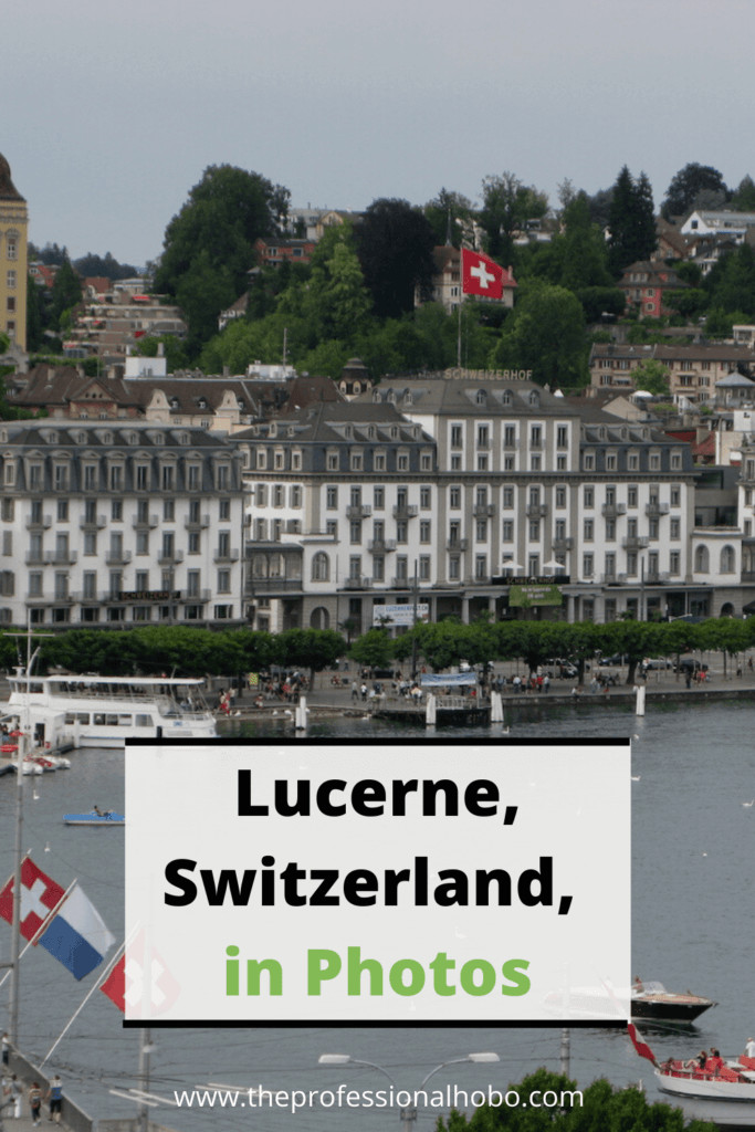 Lucerne Switzerland is utterly gorgeous, and clean! Learn more about this quirky place through photos. #photoessay #Switzerland #Lucerne #TheProfessionalHobo #travelphotos