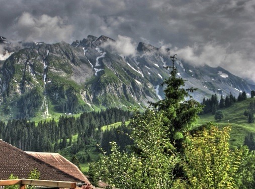 Mount Rothorn in Switzerland