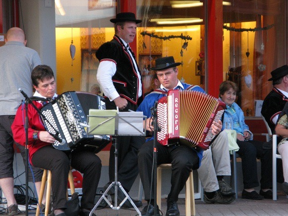 Accordion players in Switzerland