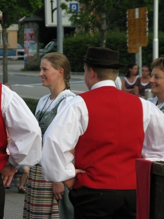 Traditional Swiss Garb on Swiss National Day