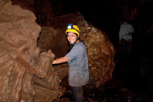 Pamela Weeg Caving