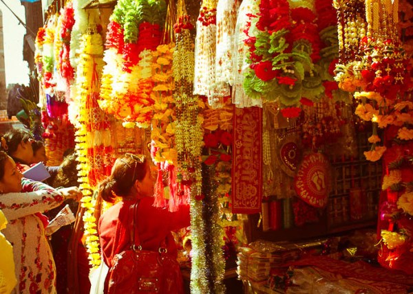 Kathmandu colourful market; photo by EscapeArtistes