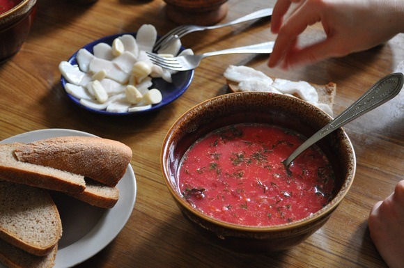 borscht in Kiev