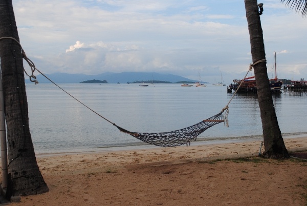 Hammock on the beach in Thailand