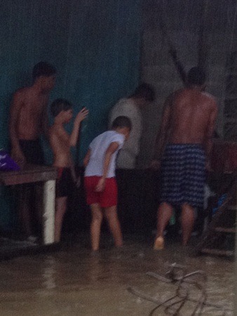 rainstorm flooding in Peru