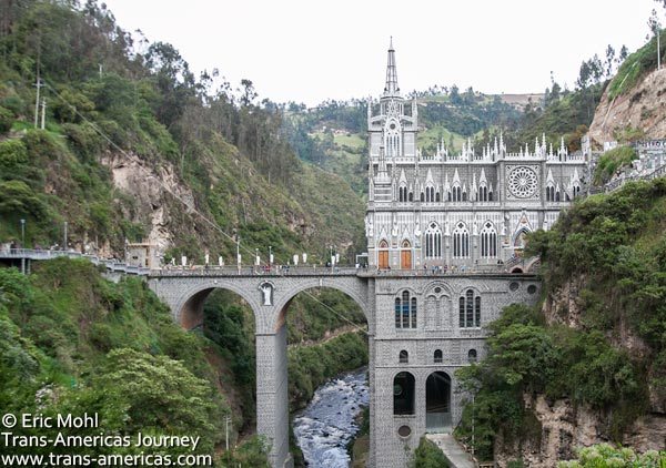Las-Lajas-Cathedral; photo by Eric Mohl of Trans-Americas Journey