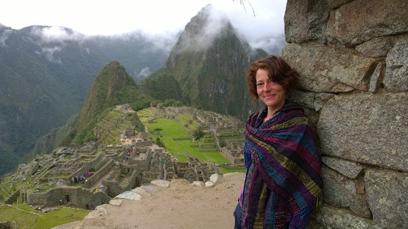 Nora Dunn, The Professional Hobo, at Machu Picchu Peru