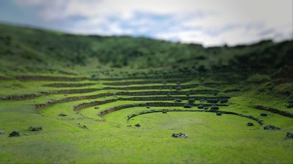 Ancient Inca ruins of Moray