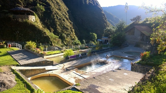 Lares hot springs pools steaming