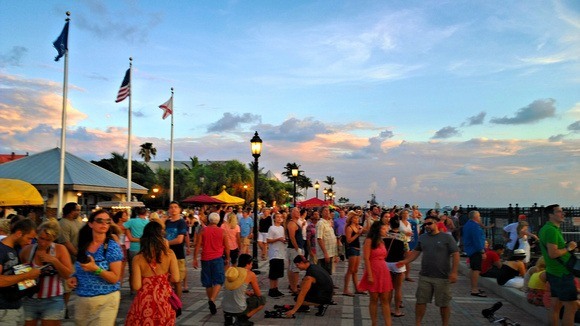 The daily sunset celebration in Key West is the place to be! 