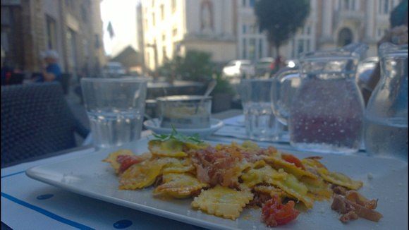 Ravioli in Pesaro Italy