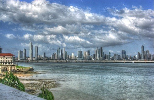 Panama city skyline in 2013