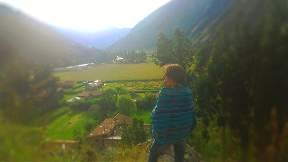 Nora Dunn, The Professional Hobo, in the sacred valley of Peru, working with plant medicines like san pedro and ayahuasca