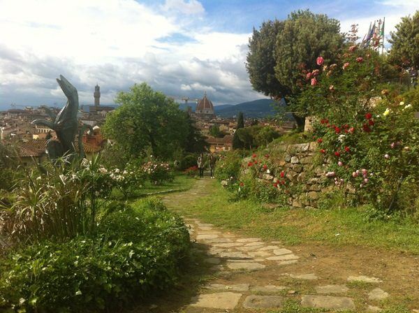 Florence Rose Garden in Italy