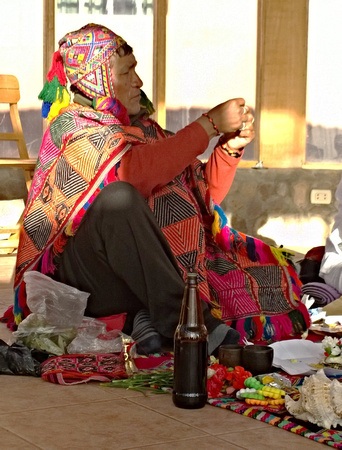 A Q'ero shaman in Peru