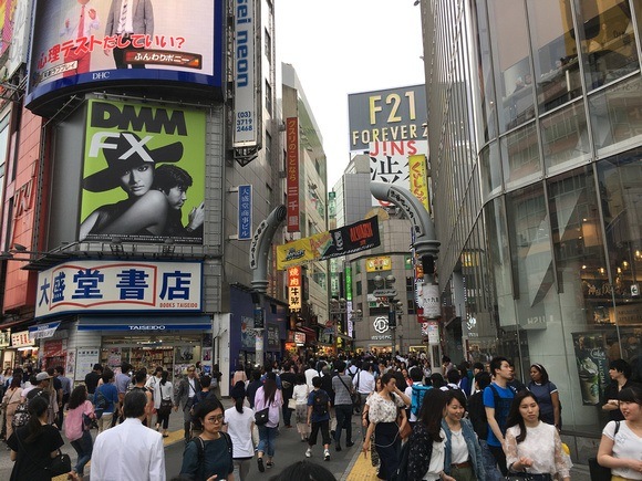 Shibuya Crossing shopping 