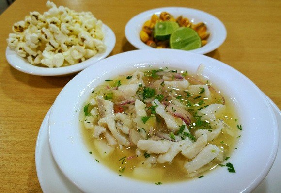 ceviche in Ecuador