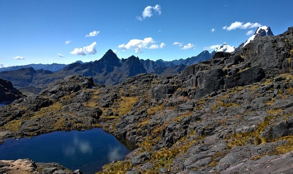 Peruvian Andes, which are much more dramatic than the Ecuador Andes