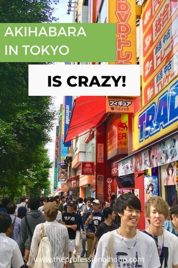 Akihabara in Tokyo is adventure, but it's not for everybody. Here's what happened. #Tokyo #Japan #Akihabara #Anime #TheProfessionalHobo