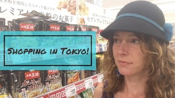 adventures shopping in Tokyo