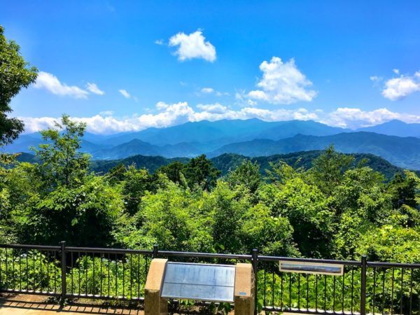 view from shiroyama - japan mount takao