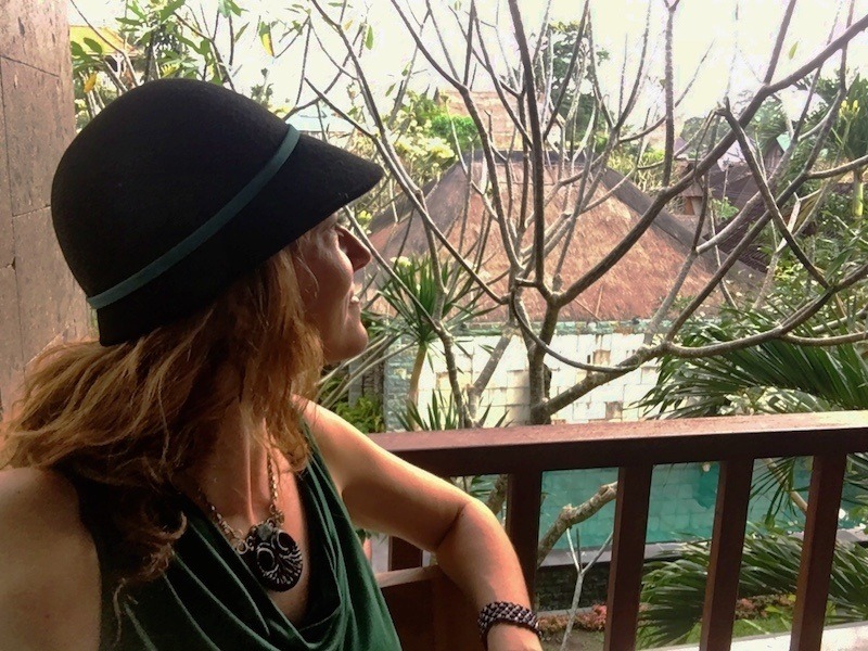 looking out over Ubud Bali