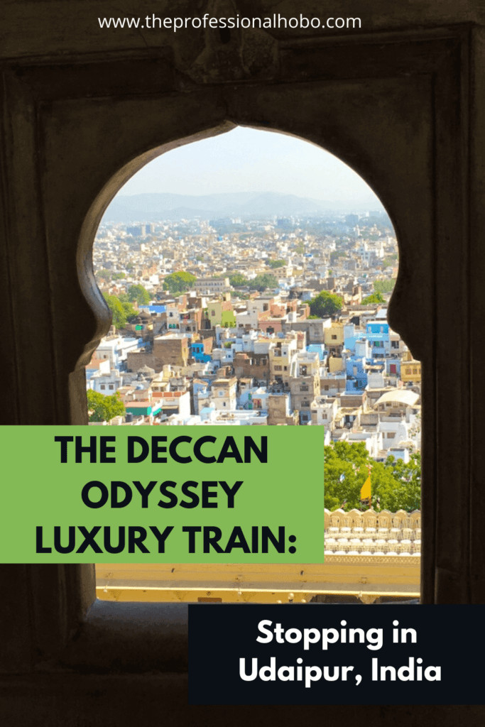 Here's what The Deccan Odyssey Train is like in India, with a stop today in Udaipur! #traintravel #DeccanOdyssey #luxurytravel #TheProfessionalHobo #India #Udaipur