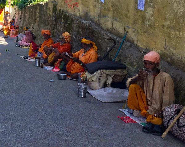 Sadhus in Rishikesh, India