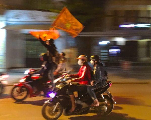 after-game celebrations in Hoi An Vietnam