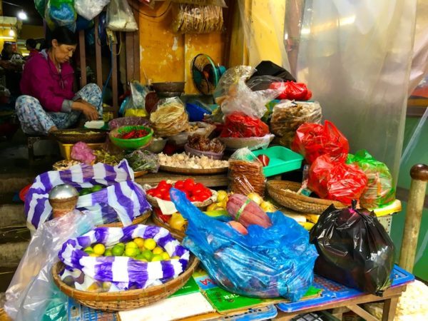 Hoi An market goods, Vietnam