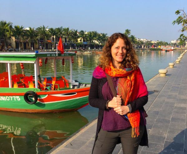 Hanging out by the river in Hoi An's old town