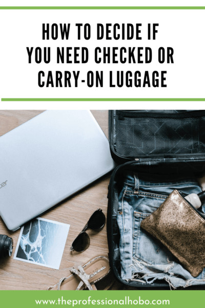 Carry-On vs. Checked Bag: What to Know - NerdWallet