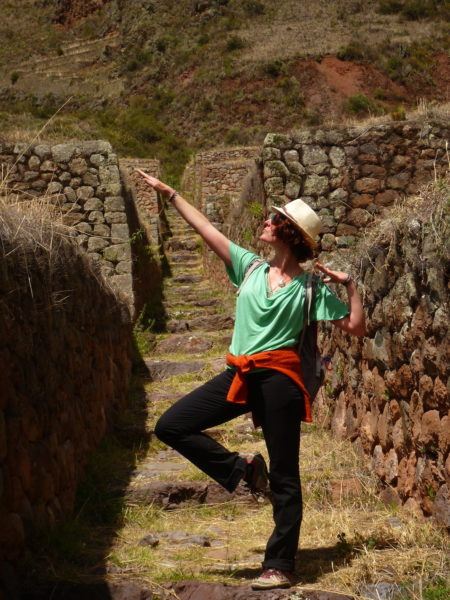 The Professional Hobo in 2015 Peru Pisac Ruins